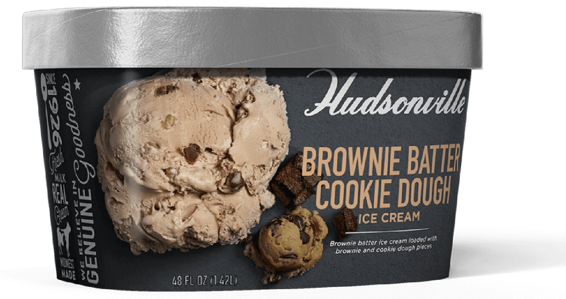 Brownie Batter Cookie Dough Ice Cream