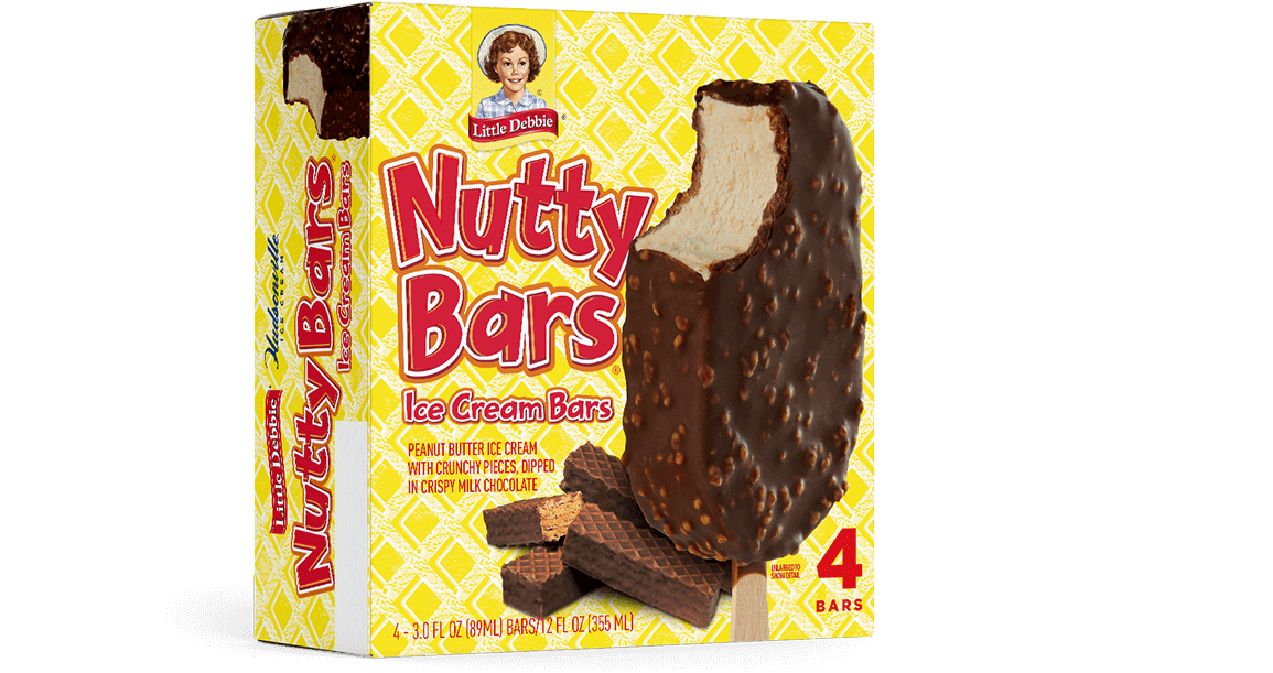 Nutty Bars Ice Cream Bars