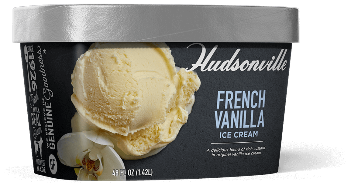 French Vanilla 48 oz - Hudsonville Ice Cream