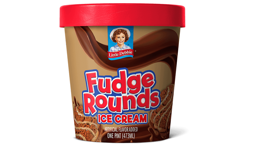Little Debbie Fudge Rounds Ice Cream