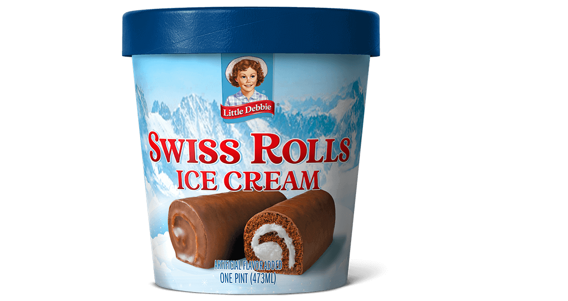 Little Debbie Swiss Rolls Ice Cream