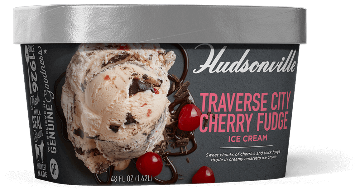 Traverse City Cherry Fudge Ice Cream