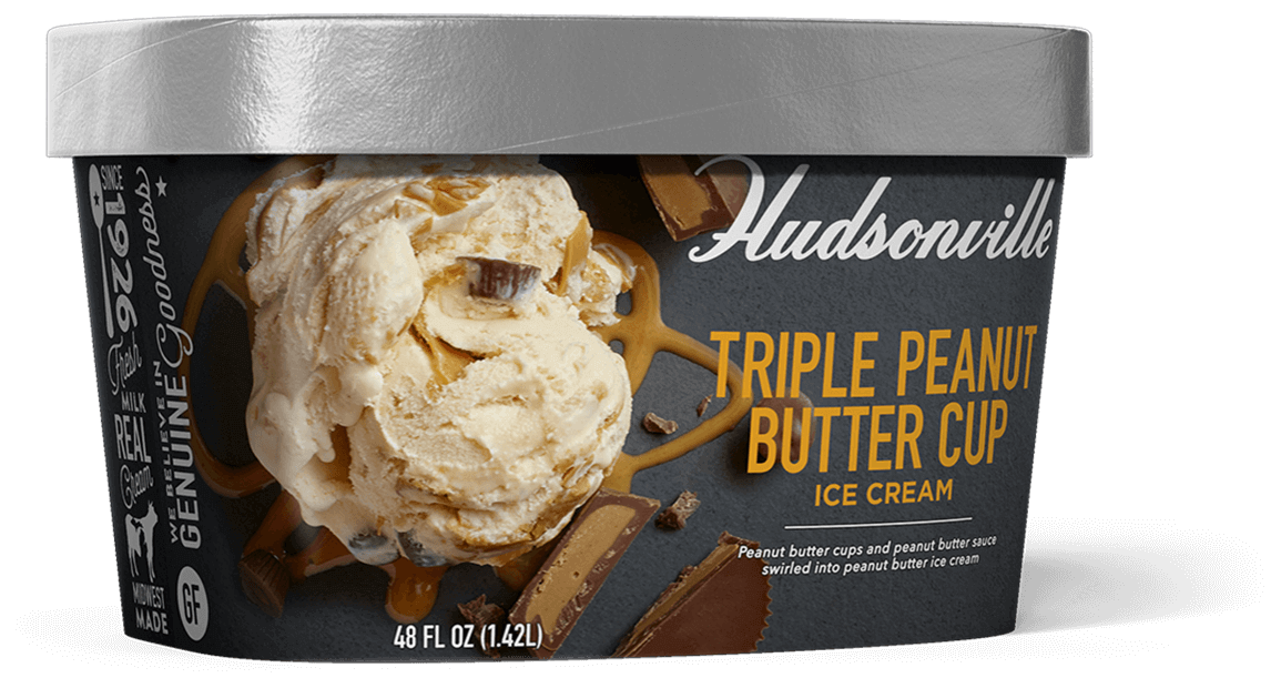 Triple Peanut Butter Cup 48 oz - Hudsonville Ice Cream